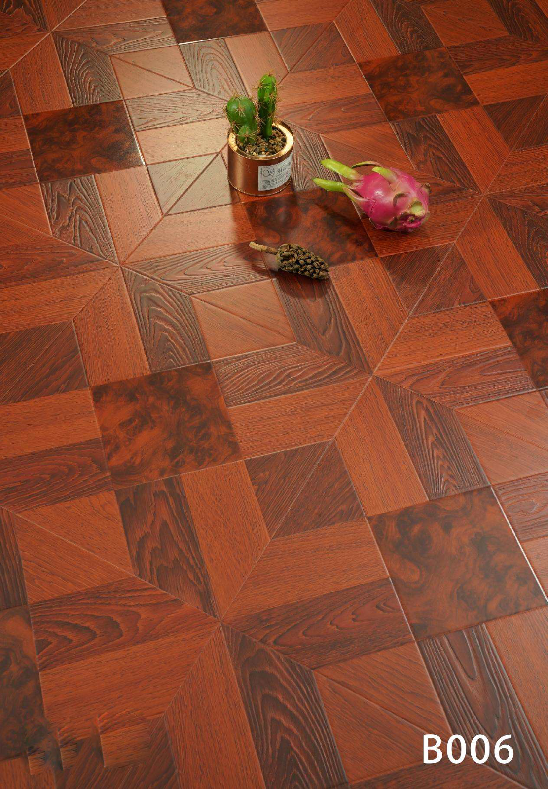 Mahogany Crosshatch