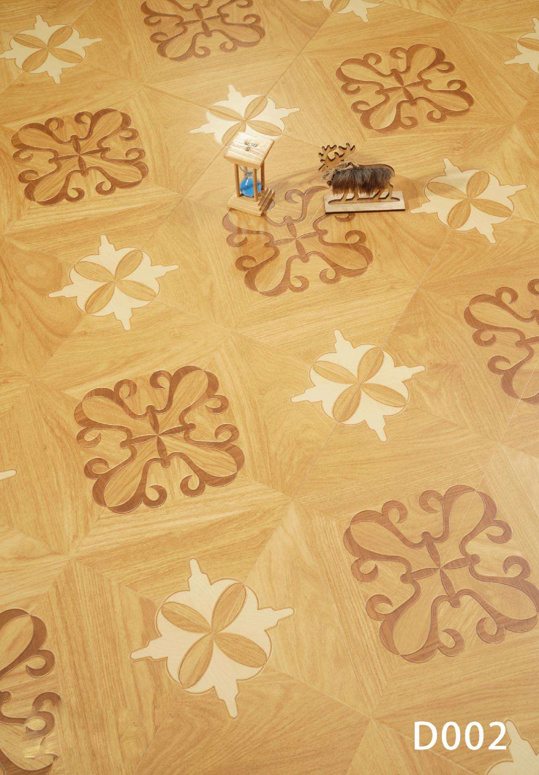 Beige Floral Tile