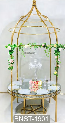 Golden Birdcage Table