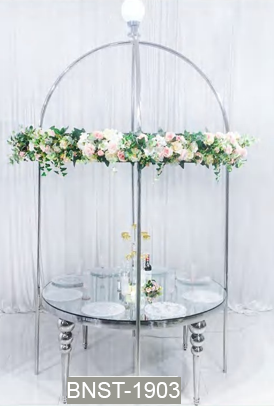White Birdcage Table