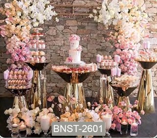 Pink Floral Table Setup