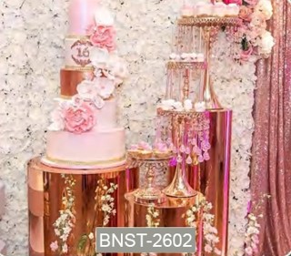 Rose Gold Table Setup