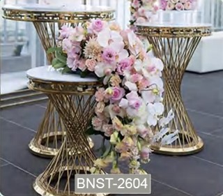 Gold Floral Table