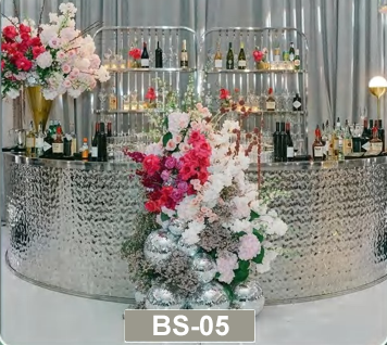 Crystal Glass Circular Bar