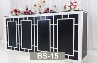 Modern Black & White Counter